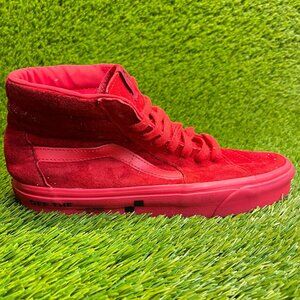 Vans Sk8-Hi Womens Size 8.5 Mens 7 Red Athletic Skate Walking Shoes Sneakers
